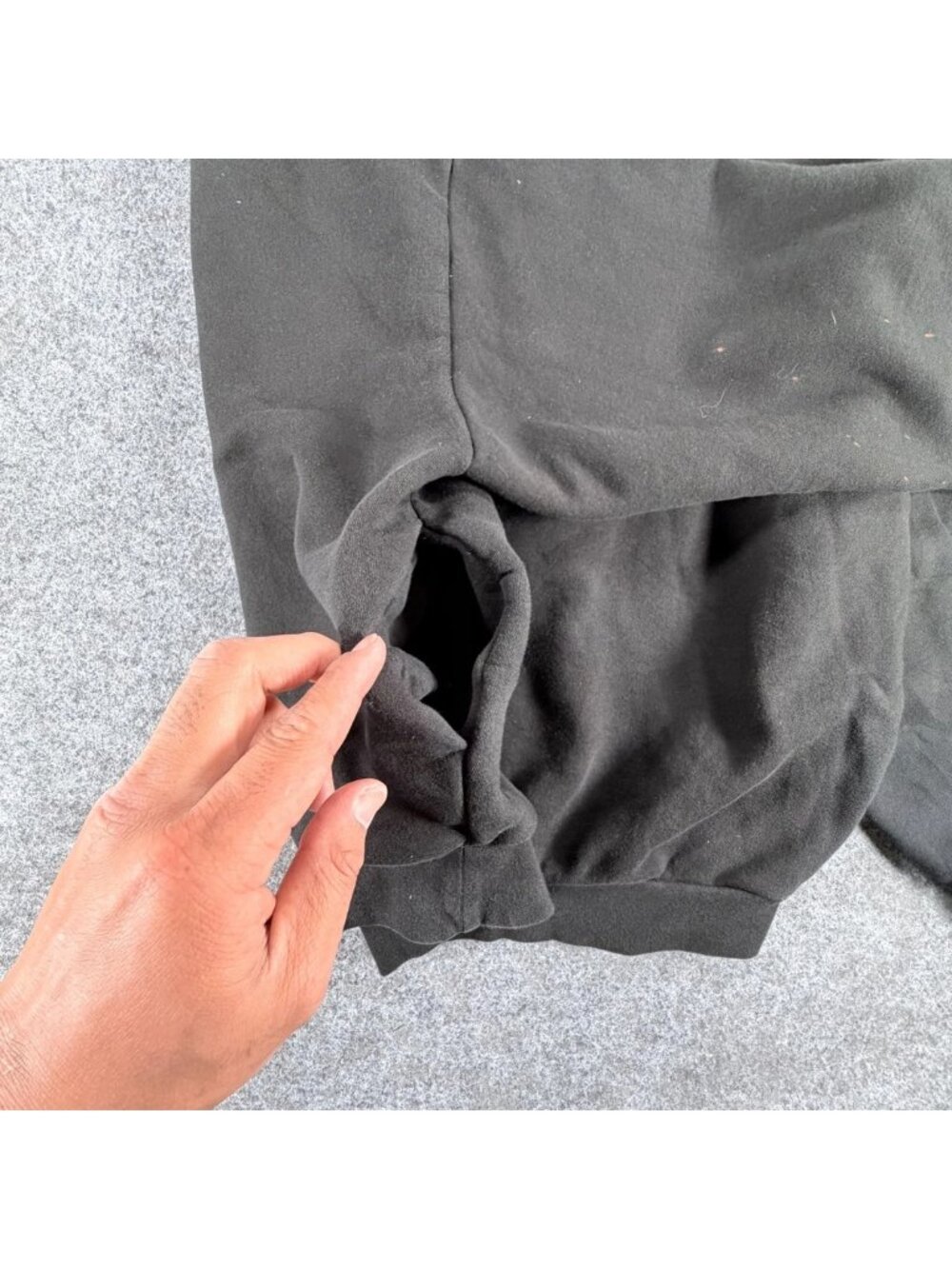 Fear Of God Essentials Sweatshirt Mens L Black Classic Fleece Crew Neck Outdoor - Picture 14 of 16